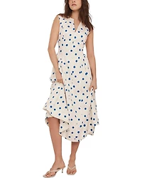 Mint Velvet Women's Spot Print Midi Dress