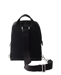 Re-Nylon and Saffiano Leather Backpack