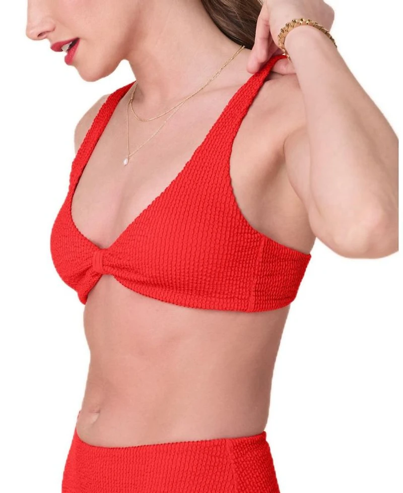 Women's Amor Gathered Triangle Bikini Top