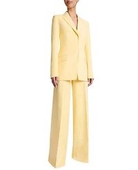 Enrica Two-Button Jacket Techno Crepe