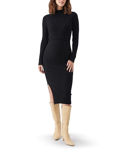 Nella Rib Nursing Knit Dress
