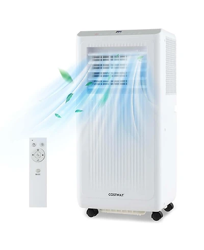 Costway 8000 Btu Portable 3-in-1 Freestanding Air Conditioner with Dehumidifier 5000 Btu