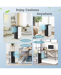 7100 BTU (10000 BTU ASHARE) Portable Air Conditioner 3-in-1 AC Unit w/ Cool Dehum Fan Sleep Mode