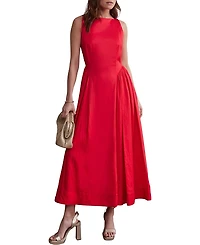 Mint Velvet Women's Full Skirt Linen Dress