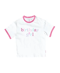 Bits & Bows Girls' Birthday Girl Crewneck T-shirt