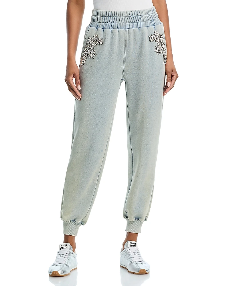 Generation Love Suki Crystal Patch Sweatpants