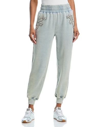 Generation Love Suki Crystal Patch Sweatpants
