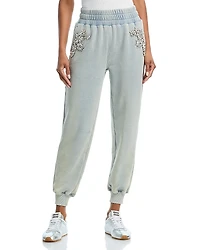Generation Love Suki Crystal Patch Sweatpants