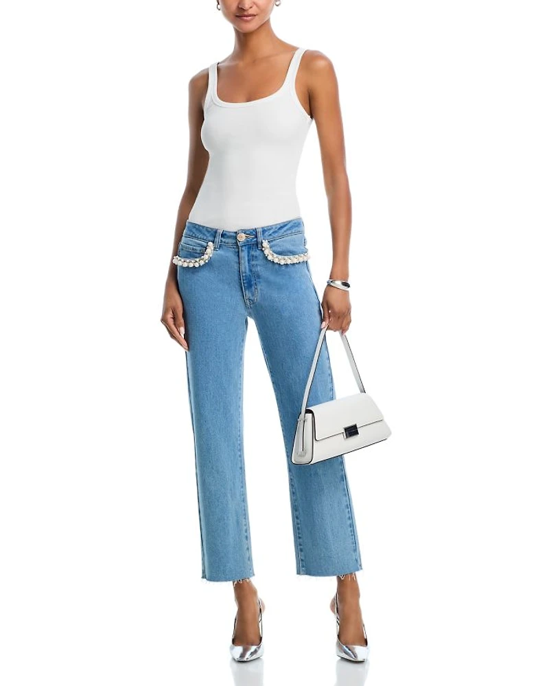 Baylor Pearl Crystal Jeans Star Light Blue