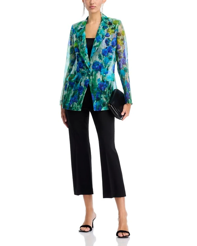 Aimee Printed Silk Jacket