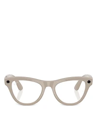 Ray-Ban Meta Skyler Cat Eye Ai Glasses, 52mm