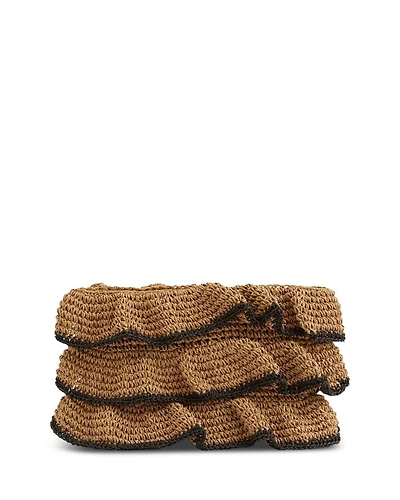 Raya Ruffle Clutch