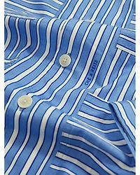 x CHÉ Fonta Regular Fit Striped Poplin Shirt
