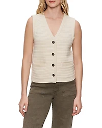 Textured Sweater Vest