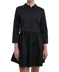 English Factory Women's Shirt Mini Dress