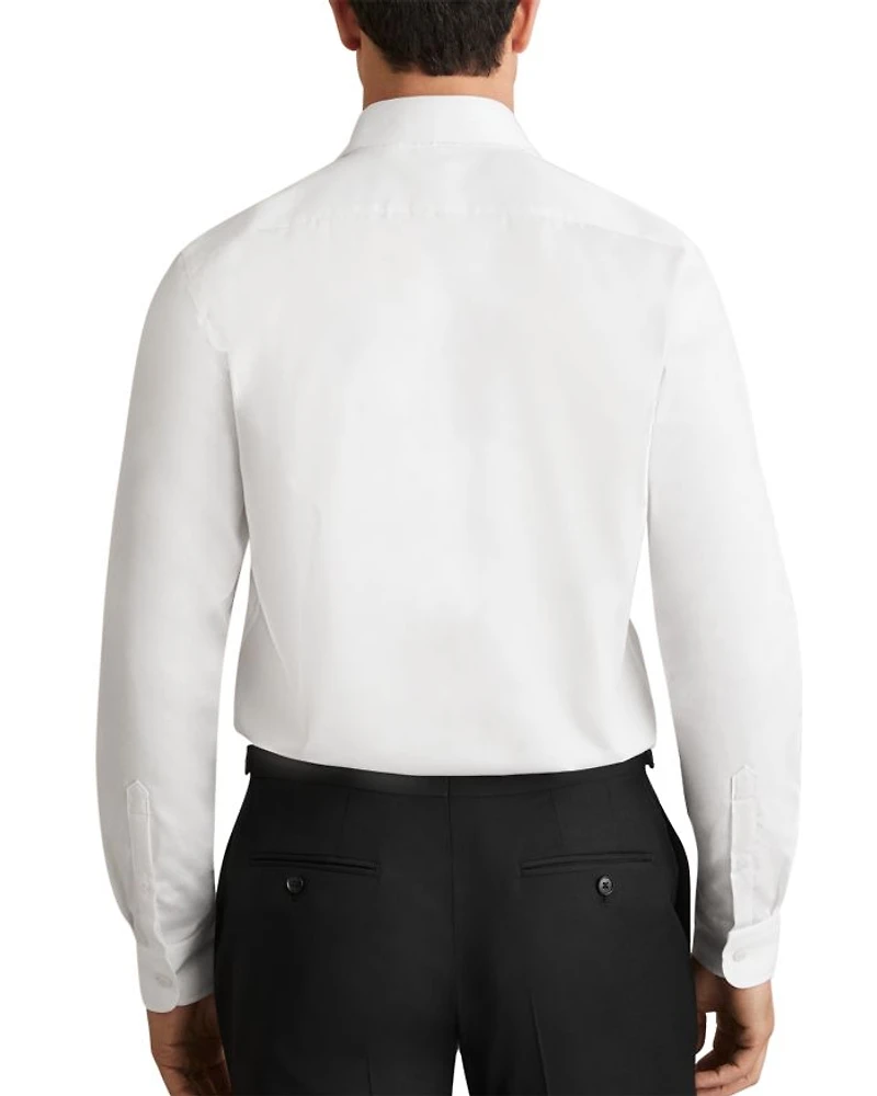 Remote Regular Fit Satin Cotton Shirt