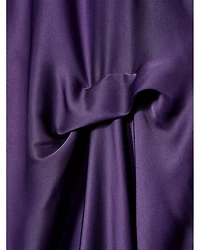 Petite Michelle Drape Occasion Midi Dress
