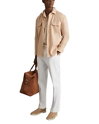 Regular Fit Twin Chest Pocket Linen Shirt