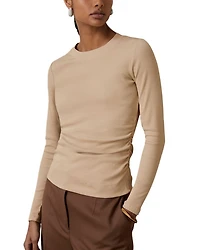 Ribbed Long Sleeve Tee