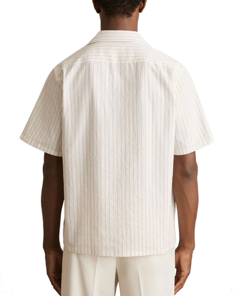 Easton Seersucker Cuban Shirt