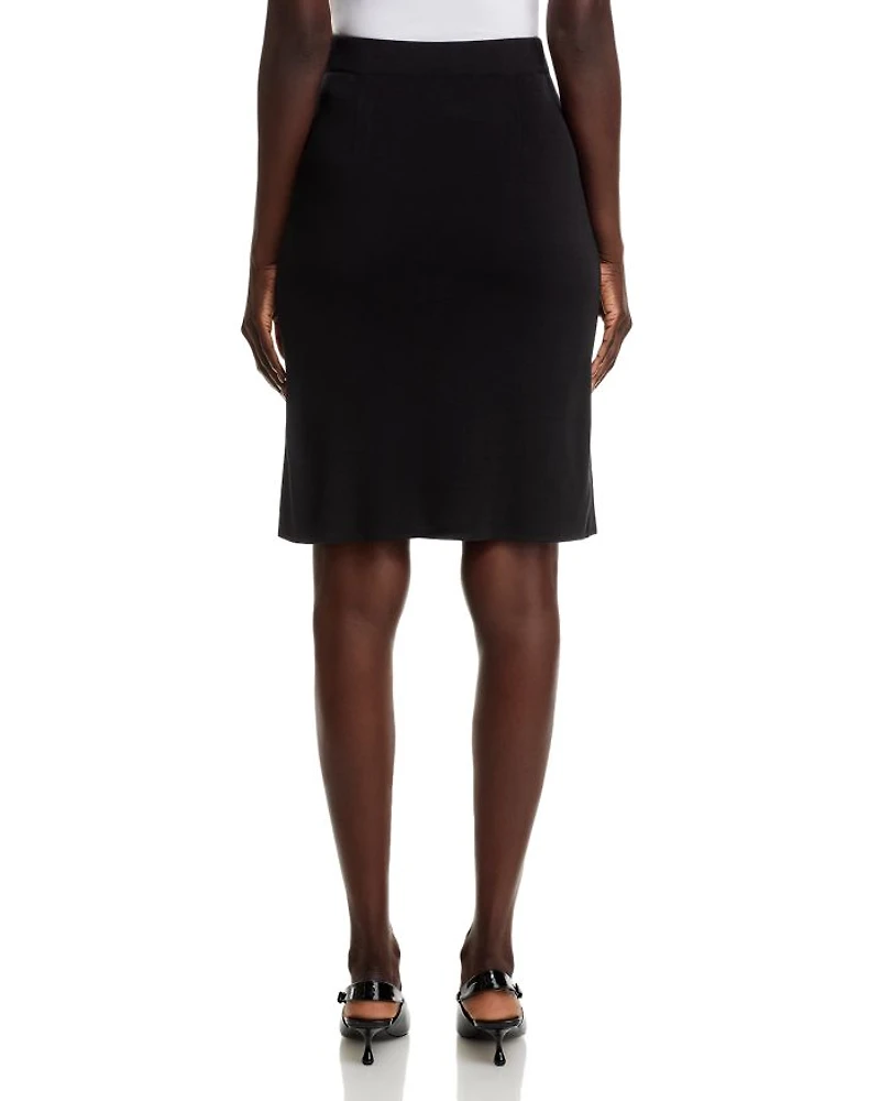 Pull On Straight Skirt