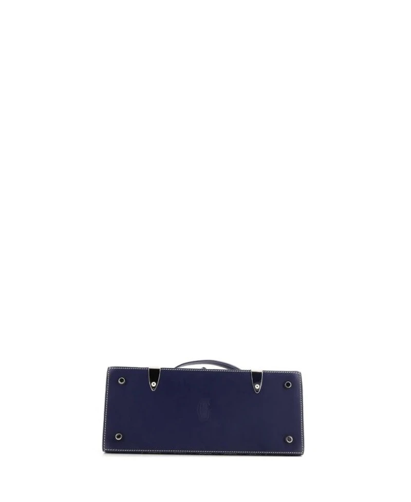 PM Saigon Top Handle Bag Coated Canvas with Leather