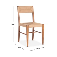 Cody Rattan Dining Chairs, Set of 2