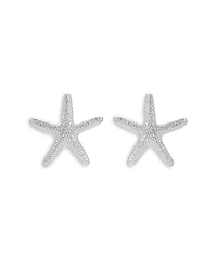 Ettika Textured Starfish Statement Stud Earrings