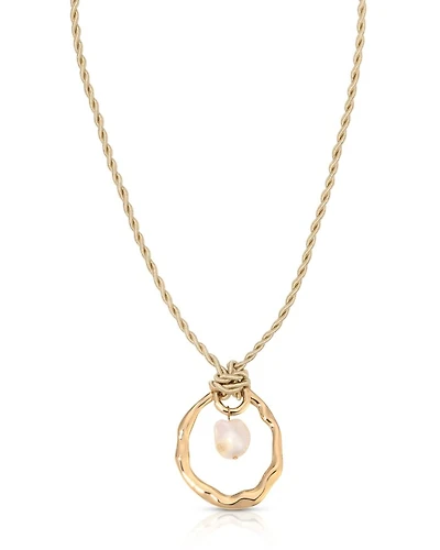 Nautical Cultured Freshwater Pearl Necklace, 36"