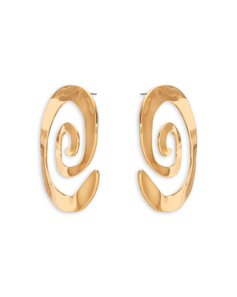 Aura Swirl Drop Earrings