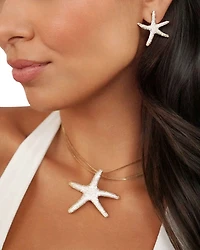 Pavé Starfish Statement Stud Earrings