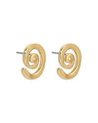 Aura Swirl Stud Earrings