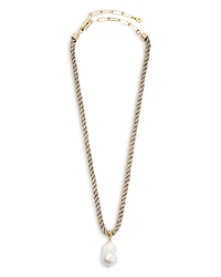 Cultured Freshwater Pearl Token Necklace, 16"