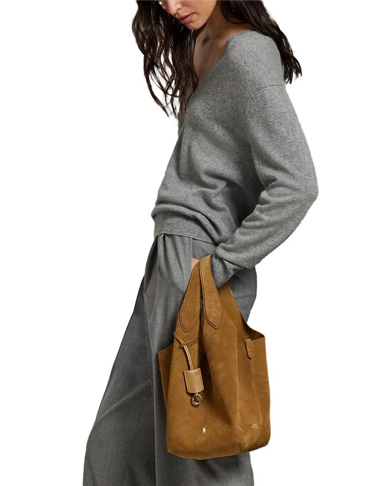 Polo Play Suede Medium Tote