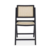 Desiree Cane Folding Dining Chairs, Set of 2