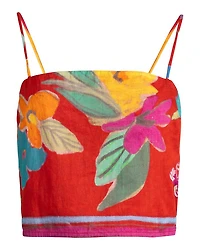 Wyatt Printed Crop Top
