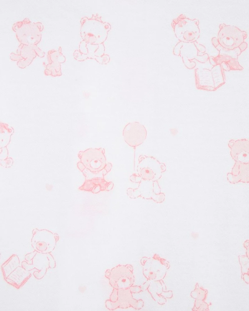 Girls' Bear Footies, Pack of 2 - Baby
