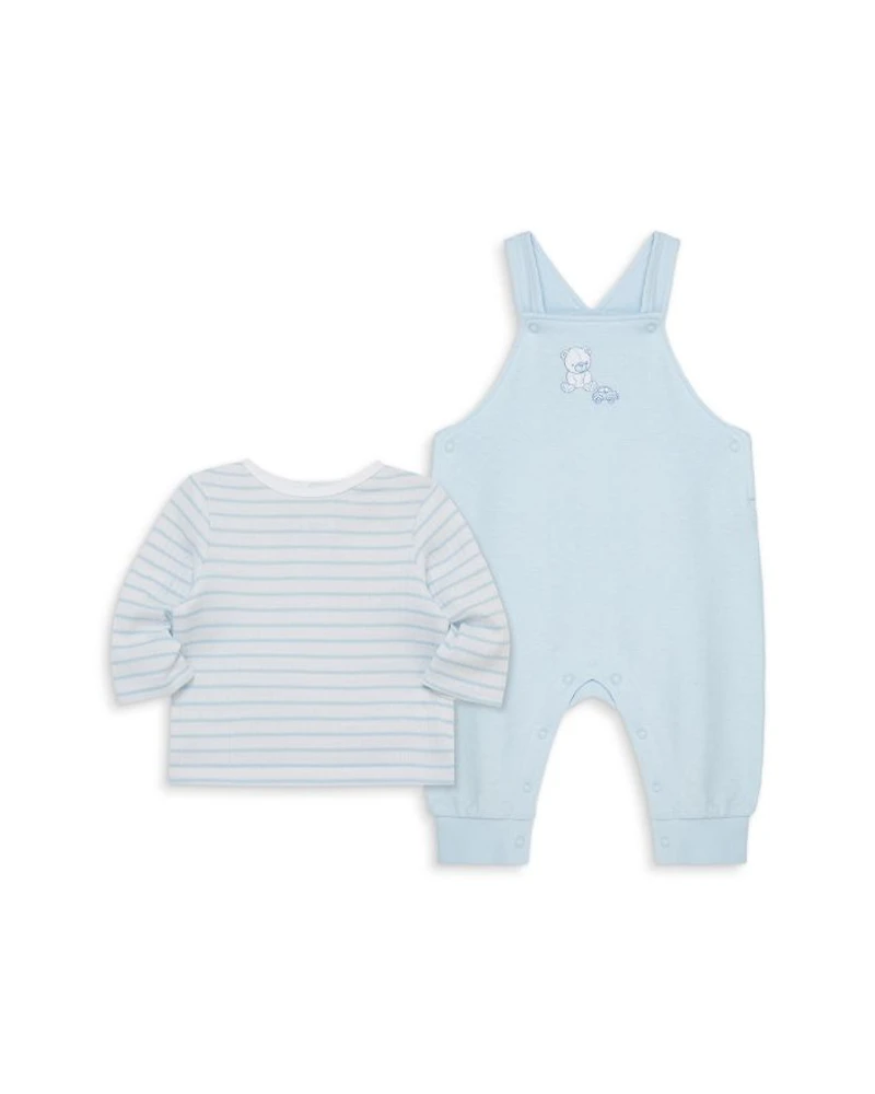 Boys' Playful Tee & Overalls Set - Baby