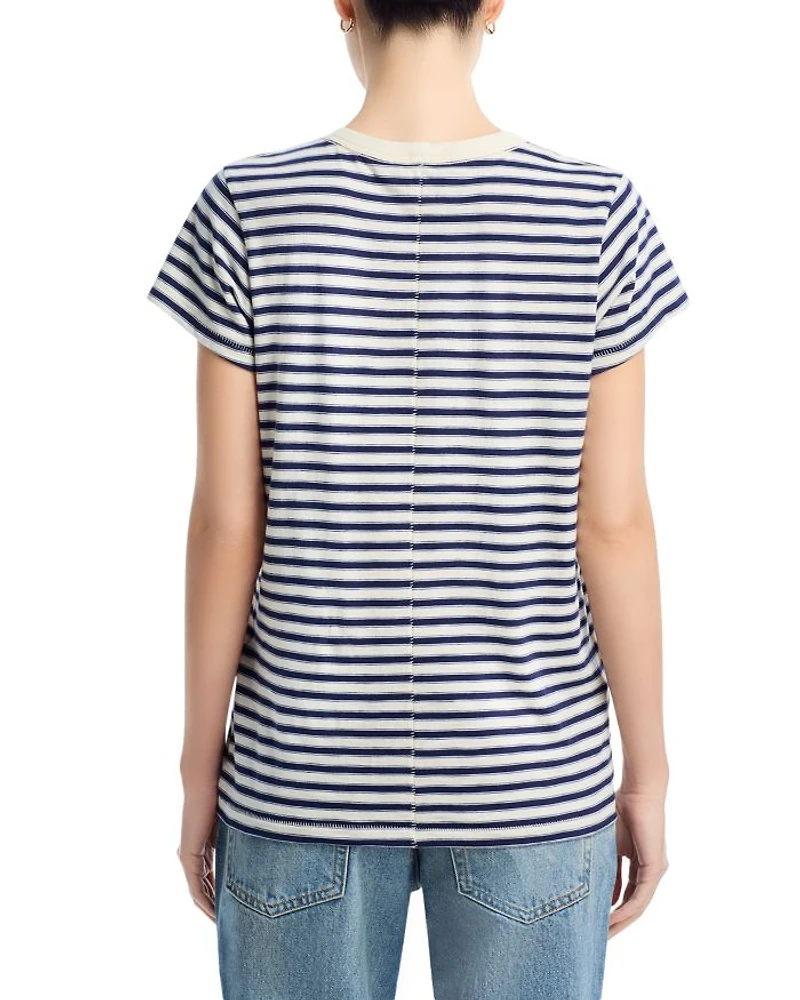 The Slub Stripe Tee