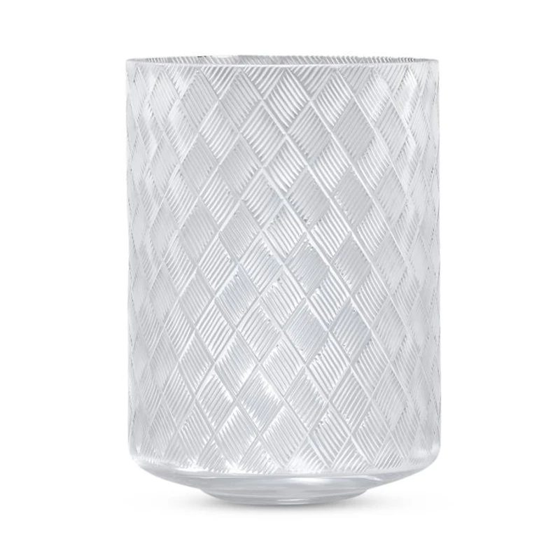 Basketweave Waste Basket