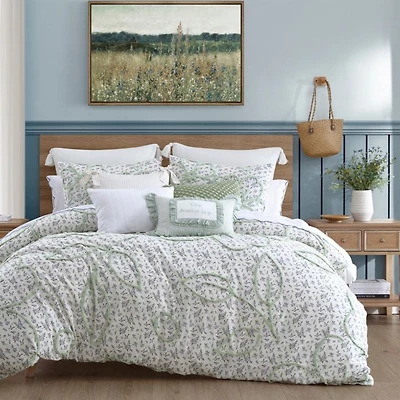 Blueberry Chenille Bedding Set