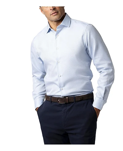 Robert Talbott Reynolds Hopsack Contemporary Fit Shirt