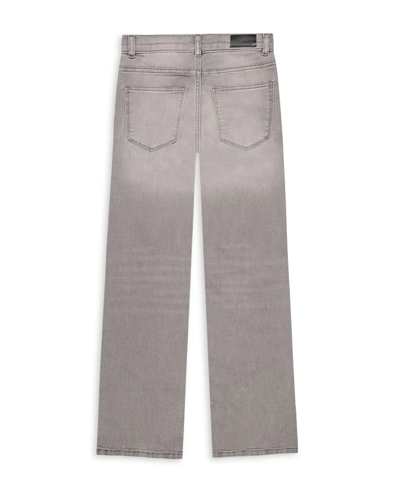 Boys' Benji Straight Jeans Washed Grey Knit - Big Kid