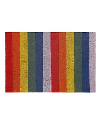 Chilewich Pride Stripe Shag Doormat, 18 x 28