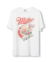 Junk Food Clothing Unisex Miller High Life Racing Beer Flea Market Tee
