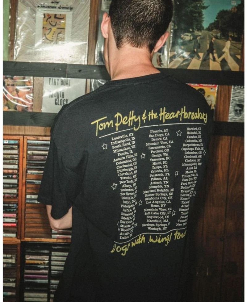 Unisex Tom Petty Dogs With Wings Tour '95 Flea Market Tee