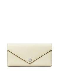Pebbled Leather Envelope Wallet