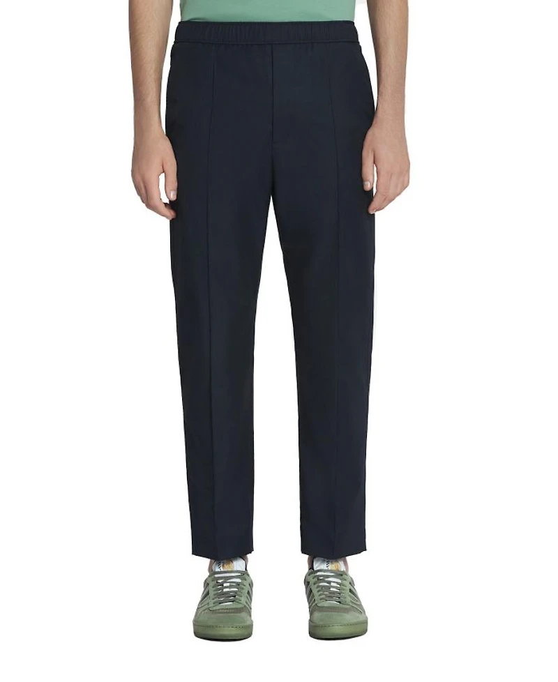 Elastic Waistband Pants Technical Cotton