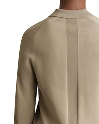 Ribbed Polo Sweater