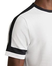 Grand Oversized Textured Short Sleeve Sweater